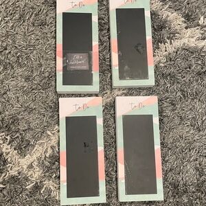 Farmhouse Chalkboard \"TO DO\" Wall Plaque Chalk Set of 4 Teachers Office Home